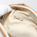GUCCI GG Plus Supreme Shoulder Bag PVC Gold White Auth ti3663-20
