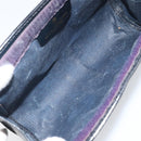GUCCI GG Supreme Sherry Line Clutch Bag PVC Navy Red 64 01 001 Auth ti3668-13