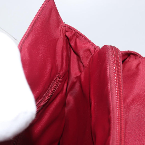 PRADA Hand Bag Nylon Red Auth ti3669