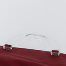 PRADA Hand Bag Nylon Red Auth ti3669-8