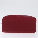 PRADA Hand Bag Nylon Red Auth ti3669-9