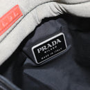 PRADA Sports Shoulder Bag Nylon Khaki Silver Auth ti3670-18