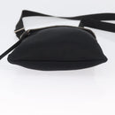 PRADA Sports Shoulder Bag Nylon Khaki Silver Auth ti3670-5