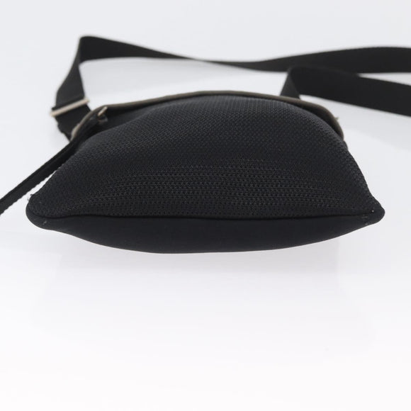 PRADA Sports Shoulder Bag Nylon Khaki Silver Auth ti3670