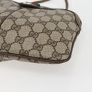 GUCCI GG Supreme Web Sherry Line Bag PVC Beige Red 904 02 047 Auth ti3671-10