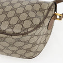 GUCCI GG Supreme Web Sherry Line Tasche PVC Beige Rot 89 02 032 Auth ti3672-12