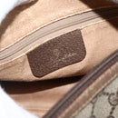 GUCCI GG Supreme Web Sherry Line Tasche PVC Beige Rot 89 02 032 Auth ti3672-16