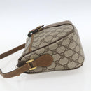 GUCCI GG Supreme Web Sherry Line Tasche PVC Beige Rot 89 02 032 Auth ti3672-4