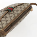 GUCCI GG Supreme Web Sherry Line Tasche PVC Beige Rot 89 02 032 Auth ti3672-6