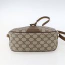 GUCCI GG Supreme Web Sherry Line Tasche PVC Beige Rot 89 02 032 Auth ti3672-9