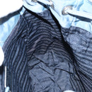 PRADA Backpack Nylon Baby Blue Silver Auth ti3674-23