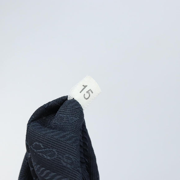 PRADA Backpack Nylon Baby Blue Silver Auth ti3674