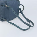 PRADA Backpack Nylon Baby Blue Silver Auth ti3674-8