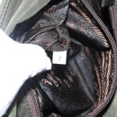 PRADA Hand Bag Nylon Khaki Silver Auth ti3676-11