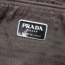 PRADA Backpack Nylon Khaki Silver Auth ti3677-25