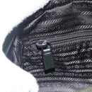 PRADA Umhängetasche Nylon Grün Silber Auth ti3679-19