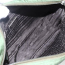 PRADA Umhängetasche Nylon Grün Silber Auth ti3679-11