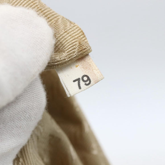 PRADA Tote Bag Nylon Yellow Gold Auth ti3680