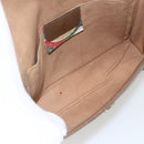 GUCCI GG Supreme Web Sherry Line Clutch Bag PVC Beige Gold 89 01 030 Auth ti3683-13