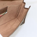GUCCI GG Supreme Web Sherry Line Clutch Bag PVC Beige Gold 89 01 030 Auth ti3683-14