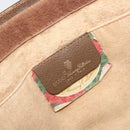 GUCCI GG Supreme Web Sherry Line Clutch Bag PVC Beige Gold 89 01 033 Auth ti3684-13