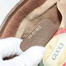 GUCCI GG Supreme Web Sherry Line Clutch Bag PVC Beige Gold 89 01 033 Auth ti3684-18