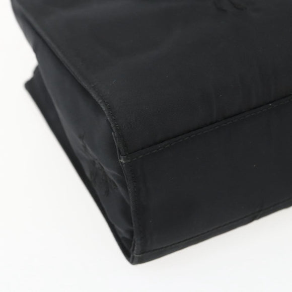 PRADA Hand Bag Nylon Black Auth ti3686