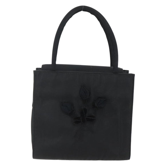 PRADA Hand Bag Nylon Black Auth ti3686