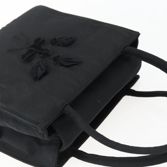 PRADA Hand Bag Nylon Black Auth ti3686