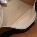 CELINE Macadam Canvas Tote Bag PVC Beige Gold Auth ti3692-20