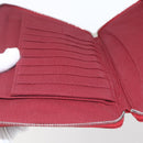 HERMES Fourre Tout Perth GM Long Wallet Canvas Red Auth ti3698-10