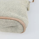 HERMES Bolide PM Pouch Canvas Gray Auth ti3700-10