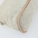 HERMES Bolide PM Pouch Canvas Gray Auth ti3700-11