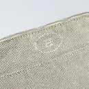 HERMES Bolide PM Pouch Canvas Gray Auth ti3700-12