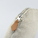 HERMES Bolide PM Pouch Canvas Gray Auth ti3700-13