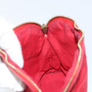 HERMES Bolide PM Pouch Canvas Red Auth ti3703-16