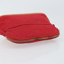 HERMES Bolide PM Pouch Canvas Red Auth ti3703-6