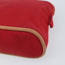 HERMES Bolide PM Pouch Canvas Red Auth ti3703-8