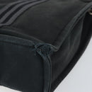 HERMES Fourre Tout PM Hand Bag Canvas Black Silver Auth ti3705-12