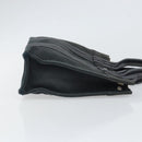 HERMES Fourre Tout PM Hand Bag Canvas Black Silver Auth ti3705-4