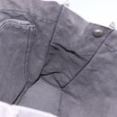 HERMES Fourre ToutMM Hand Bag Canvas Gray Silver Auth ti3707-17