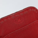 HERMES Bolide PM Pouch Canvas Red Auth ti3709-8