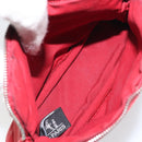 HERMES Bolide PM Pouch Canvas Red Auth ti3709-11