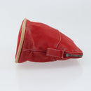 HERMES Bolide PM Pouch Canvas Red Auth ti3709-3