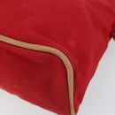 HERMES Bolide MM Pouch Canvas Red Auth ti3710-10