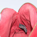 HERMES Bolide MM Pouch Canvas Red Auth ti3710-18