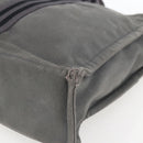 HERMES Fourre Tout MM Hand Bag Canvas Gray Silver Auth ti3711-12