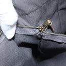 HERMES Fourre Tout MM Hand Bag Canvas Gray Silver Auth ti3711-19