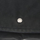 HERMES Fourre Tout Bassas MM Shoulder Bag Canvas Navy Silver Auth ti3713-17