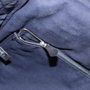 HERMES Fourre Tout Bassas MM Shoulder Bag Canvas Navy Silver Auth ti3713-21